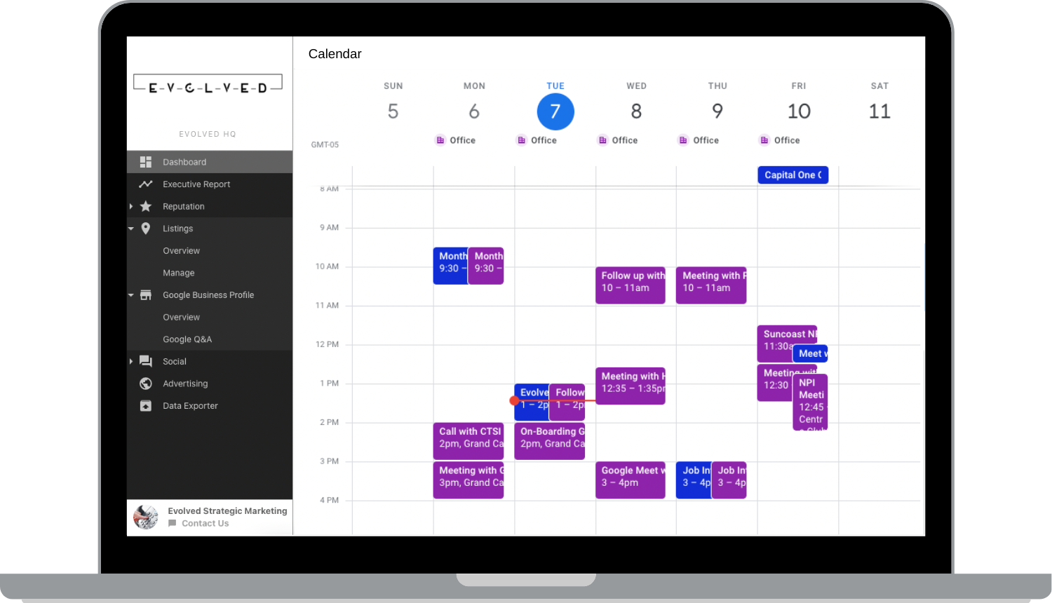 Multi-Locations Calendar Scheduling Application